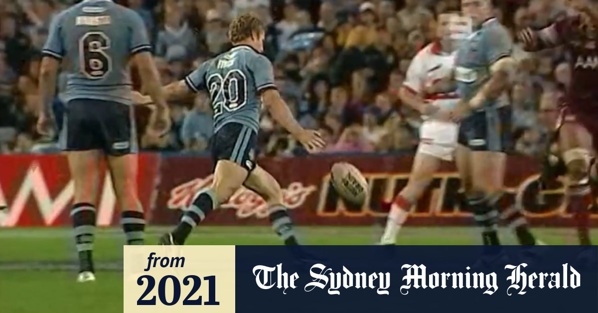 Video Finch's famous Origin field goal